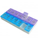 Pill Box - Two Strips - Purple and Blue