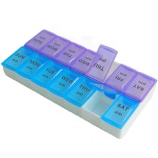 Pill Box - Two Strips - Purple and Blue