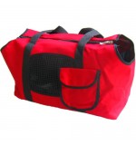 Canvas Pet Carrier - Red