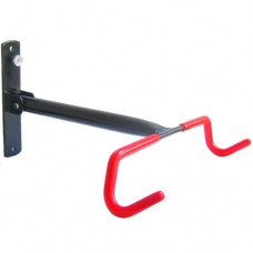 Wall Mounted Foldable Bike Hook - Black and Red