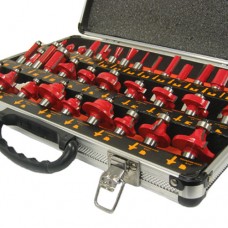 35 Piece Router Bit Set in Aluminium Case