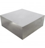Solid Steel Doming Block - Flat - 2.5 X 2.5 X 1 inch