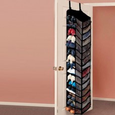 30 Pocket Shoe Organiser - Black