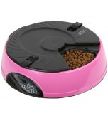 6 Meal - Automatic Pet Feeder - Pink
