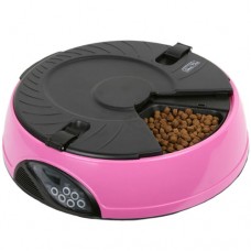 6 Meal - Automatic Pet Feeder - Pink