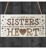 WOODEN PLAQUE - 200x100 - Sisters By Heart