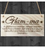 WOODEN PLAQUE - 200x100 - Glam-ma