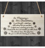 WOODEN PLAQUE - 200x100 - In Memory This Christmas