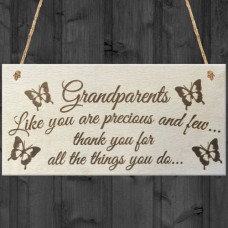 WOODEN PLAQUE - 200x100 - Grandparents Like You