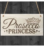 WOODEN PLAQUE - Prosecco Princess