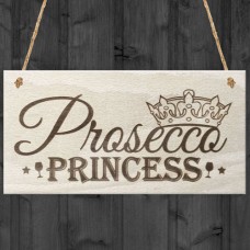 WOODEN PLAQUE - Prosecco Princess