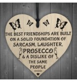 WOODEN HEART - 100mm - Friendship Foundation Prosecco