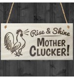 WOODEN PLAQUE - 200x100 - Rise and Shine