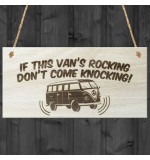 WOODEN PLAQUE - 200x100 - Vans Rocking