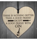 WOODEN HEART - 100mm - Good Friend Gin