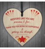 WOODEN HEART - 100mm - Mentors Like You Stars