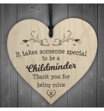 WOODEN HEART - 100mm - Special Childminder