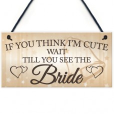 FOAM PLAQUE - 200X100 - Cute Bride - G Wedding