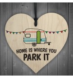 WOODEN HEART - 100mm - Home Is Where You Park It