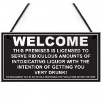 FOAM PLAQUE - 200X100 - Welcome Licensee