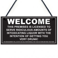 FOAM PLAQUE - 200X100 - Welcome Licensee