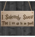 WOODEN PLAQUE - 200x100 - Solemnly Swear