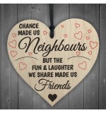WOODEN HEART - 100mm - Neighbours Fun and Laughter