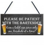 FOAM PLAQUE - 200X100 - Patient Bartender