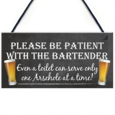 FOAM PLAQUE - 200X100 - Patient Bartender