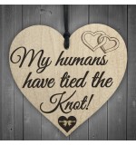 WOODEN HEART - 100mm - My Humans Knot