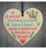 WOODEN HEART - 100mm - A Special Teaching Assistant
