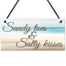 FOAM PLAQUE - 200X100 - Sandy toes Salty Kisses