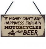 FOAM PLAQUE - 200X100 - Motorcycles  Beer