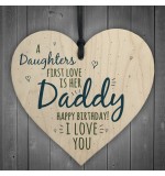 WOODEN HEART - 100mm - HB First Love Daddy