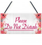 FOAM PLAQUE - 200X100 - Please Do Not Disturb