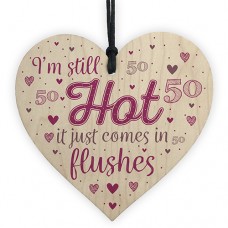 WOODEN HEART - 100mm - Im Still Hot 50 Flushes