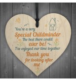 WOODEN HEART - 100mm - Special Childminder