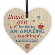 WOODEN HEART - 100mm - Amazing Teaching Assistant