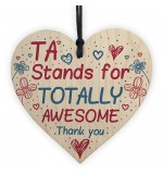 WOODEN HEART - 100mm - TA Stands For Totally Awesome