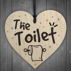 WOODEN HEART - 100mm - The Toilet