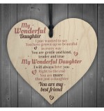 WOODEN HEART - 100mm - Wonderful Daughter