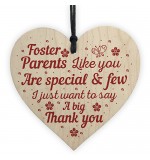 WOODEN HEART - 100mm - Foster Parents Like You