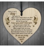 WOODEN HEART - 100mm - Dad Angels Took You Away