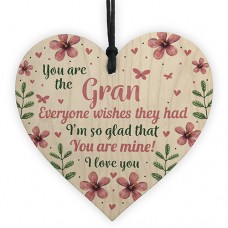 WOODEN HEART - 100mm - Gran Everyone Wishes They Had