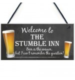 FOAM PLAQUE - 200X100 - Stumble Inn