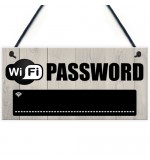 FOAM PLAQUE - 200X100 - CHALKBOARD - Wifi Logo Password