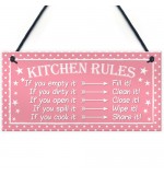 FOAM PLAQUE - 200X100 - Kitchen Rules Polka Dot