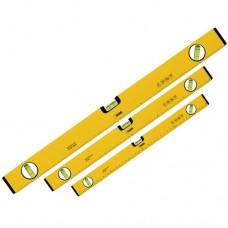 XTOOLS Yellow Builders Spirit Level Set 3pce 400, 600, 1000mm