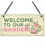 FP - 200X100 - Welcome To Our Garden