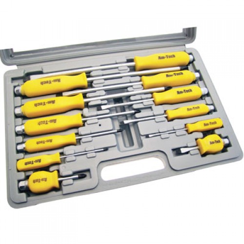 12PC Mechanics Screwdriver Set and Case